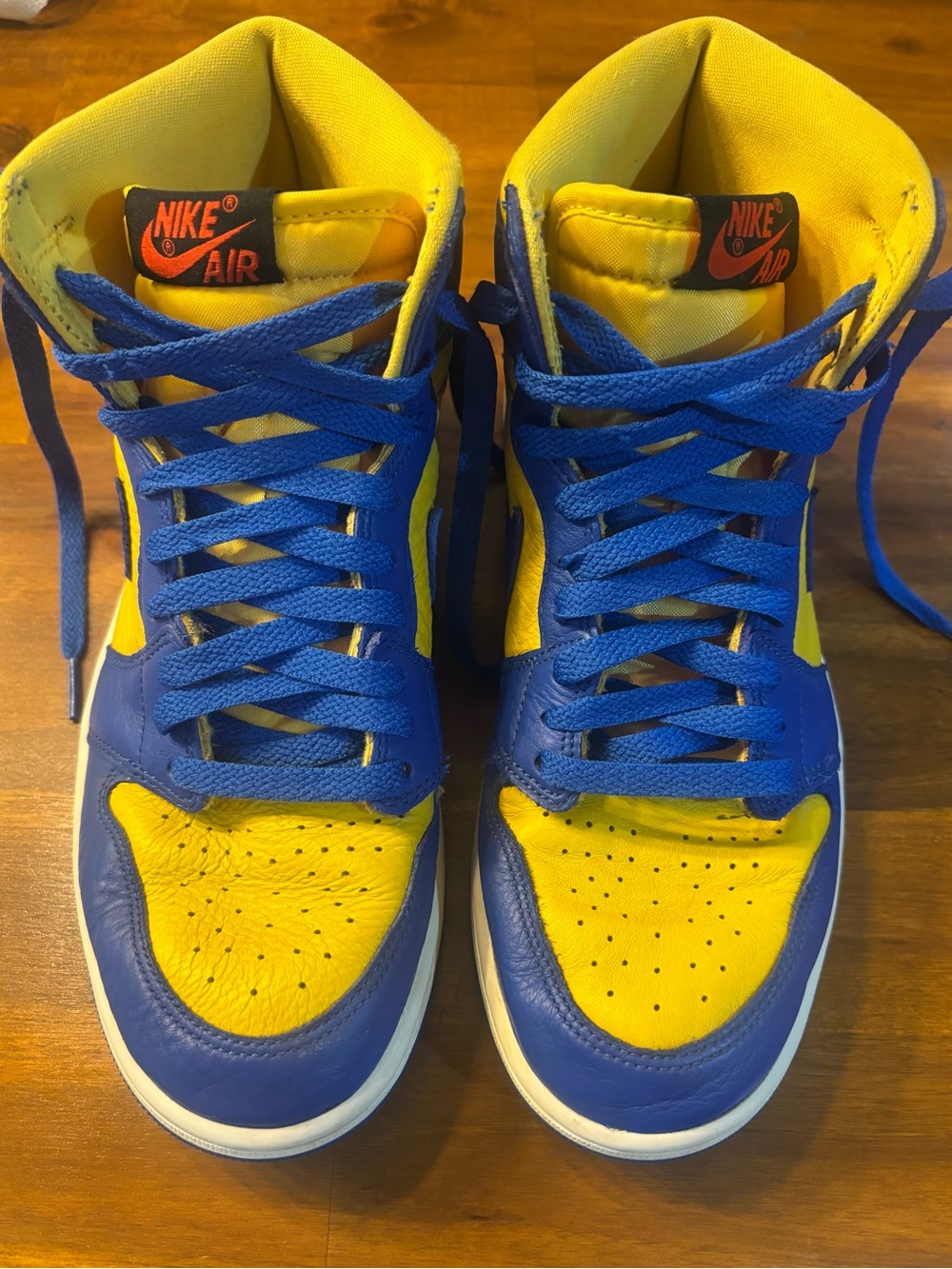 Nike Air Jordan 1 Retro High OH Sneakers in Yellow and Blue